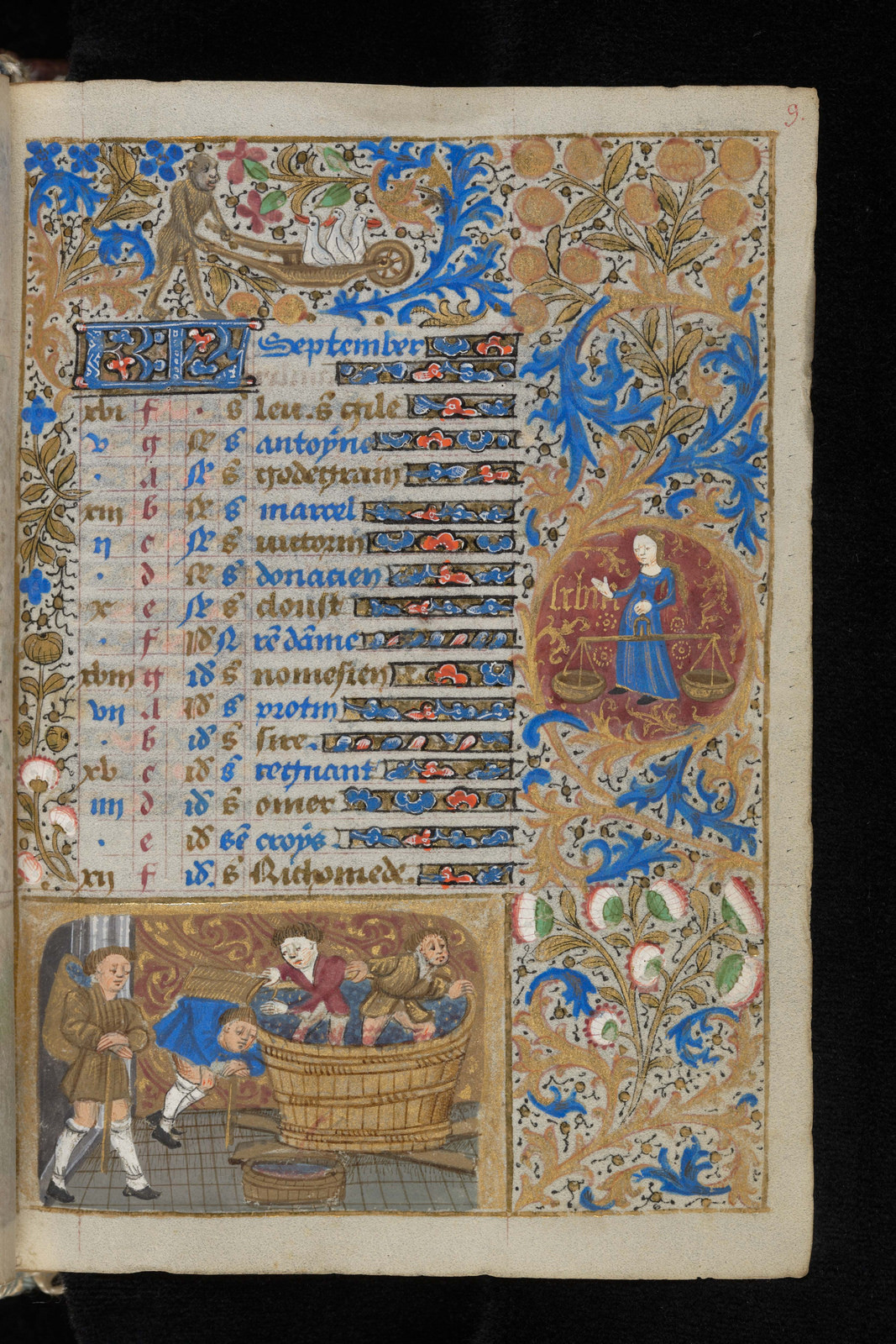  Book of hours, third quarter of the 15th century.