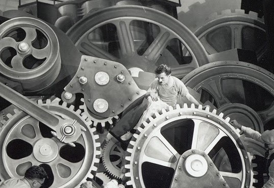 Съемочная площадка фильма «Новые времена», 1936&nbsp;год, © Roy Export S.A.S.