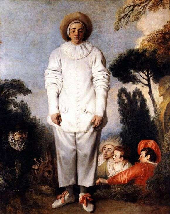 Жан-Антуан Ватто, Жиль в&nbsp;костюме Пьеро, 1720 -1721&nbsp;гг.
