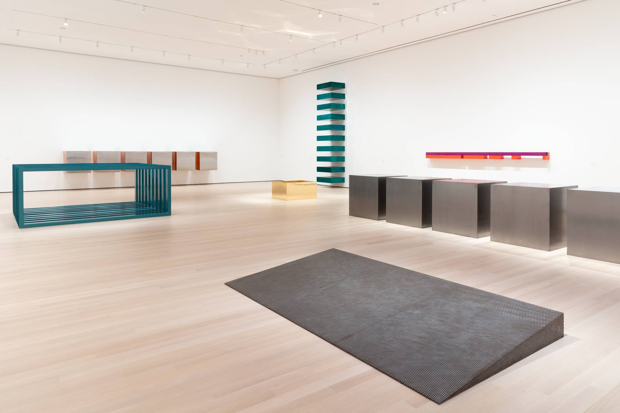 Installation view of the exhibition Judd (March 1st, 2020&nbsp;— July 11th, 2020) | MoMA