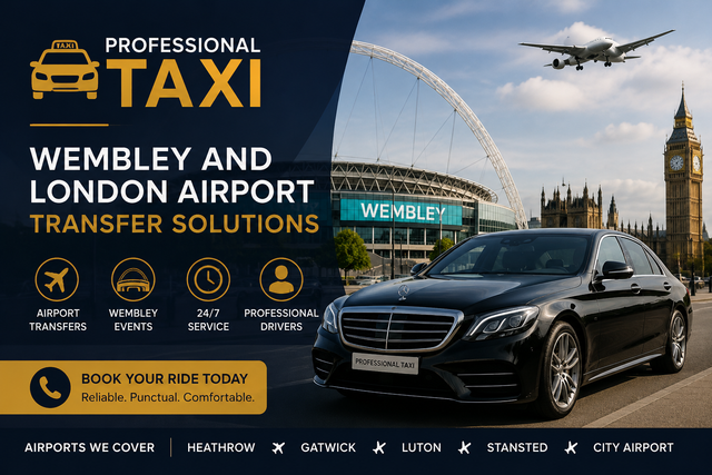 Professional Taxi Wembley and London Airport Transfer Solutions