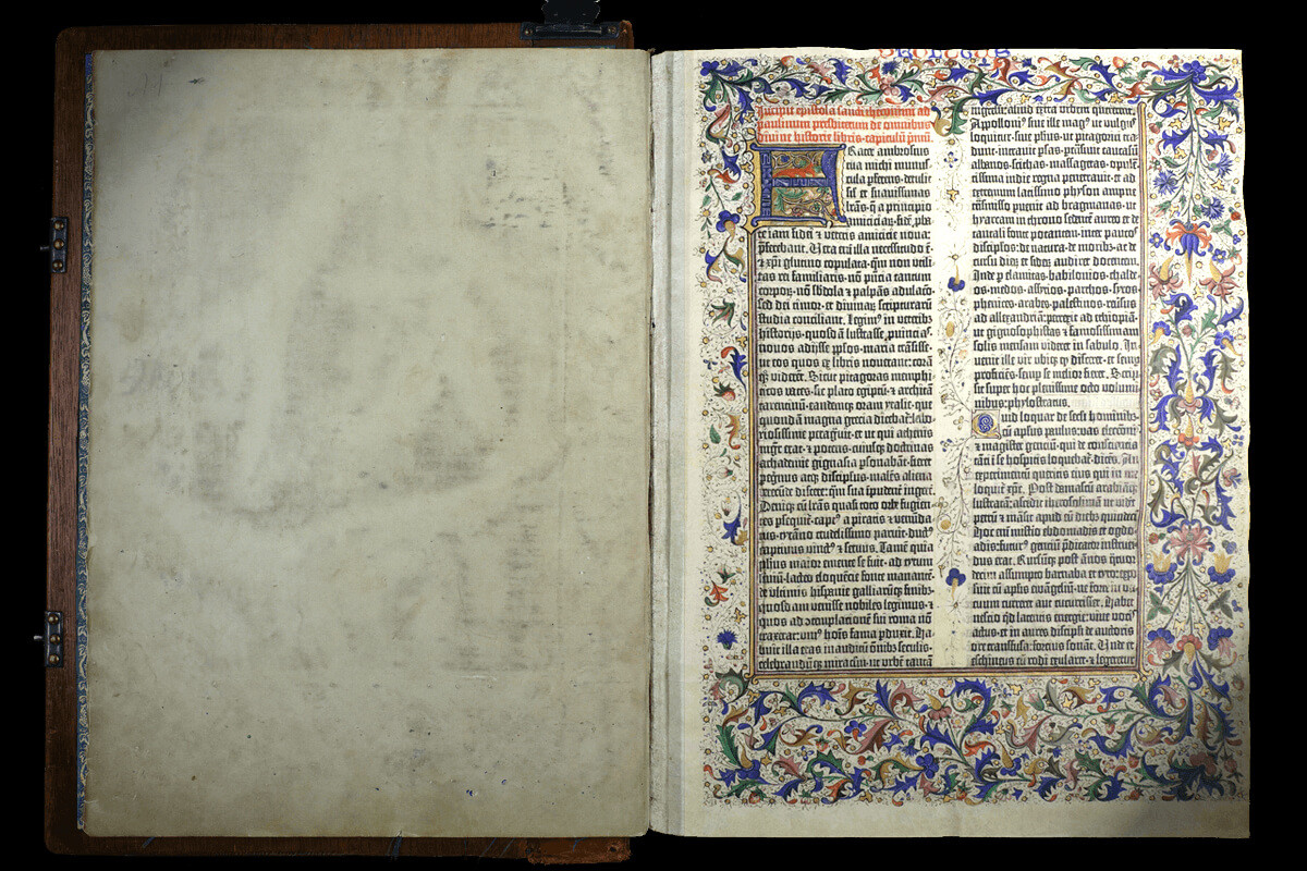 Библия Гутенберга (также 42-строчная Библия; B42)&nbsp;— издание Вульгаты, выпущенное Иоганном Гутенбергом в&nbsp;первой половине 1450-х годов.