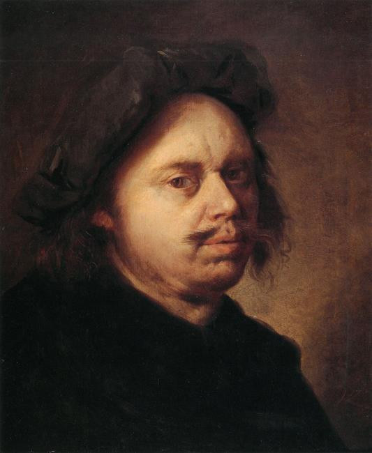 Хемскерк, Эгберт ван I Автопортрет (1665&nbsp;— 1675). Холст, масло. 40,6×33&nbsp;см.&nbsp;Национальная портретная галерея, Лондон