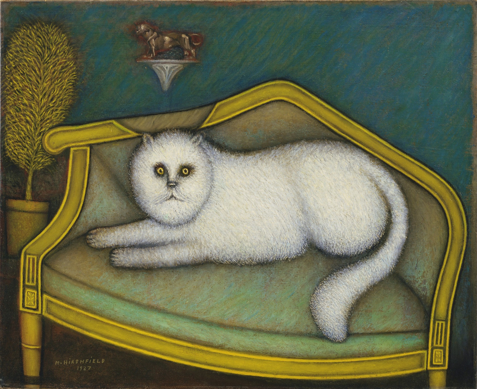 Morris Hirshfield. Angora Cat