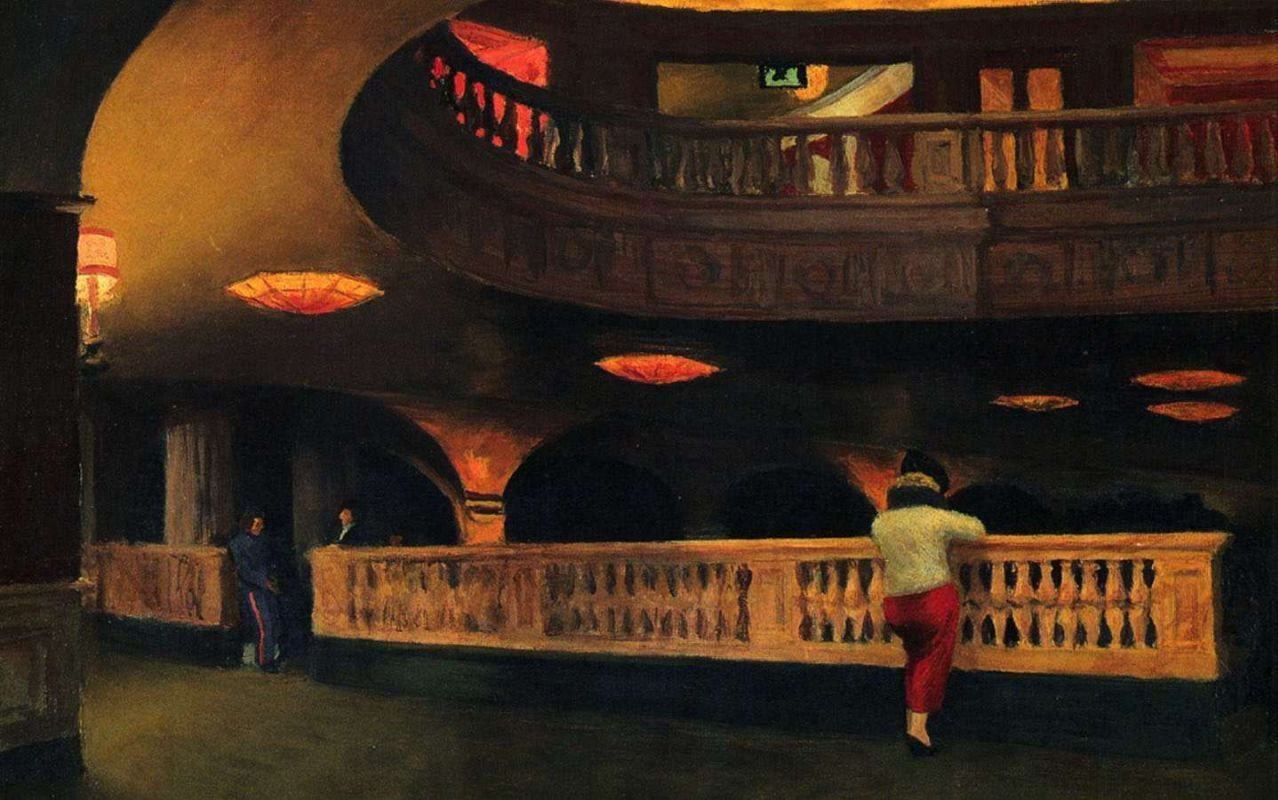 Эдвард Хоппер «Театр Шеридан», 1937