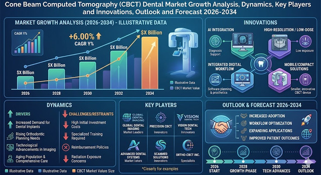  Cone Beam Computed Tomography (CBCT) Dental Market Growth Analysis, Dynamics, Key Players and Innovations, Outlook and Forecast 2026-2034