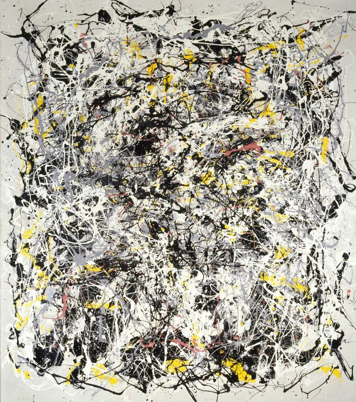 Art & Language, Portrait of&nbsp;V.I.&nbsp;Lenin with Cap, in the Style of Jackson Pollock III, 1980. Copyright: Tate, London, 2021.