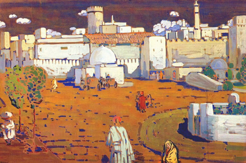 Василий Кандинский, «Арабский город» (1905).