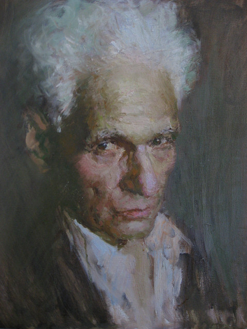 Портрет Жака Деррида. Автор: Victor.