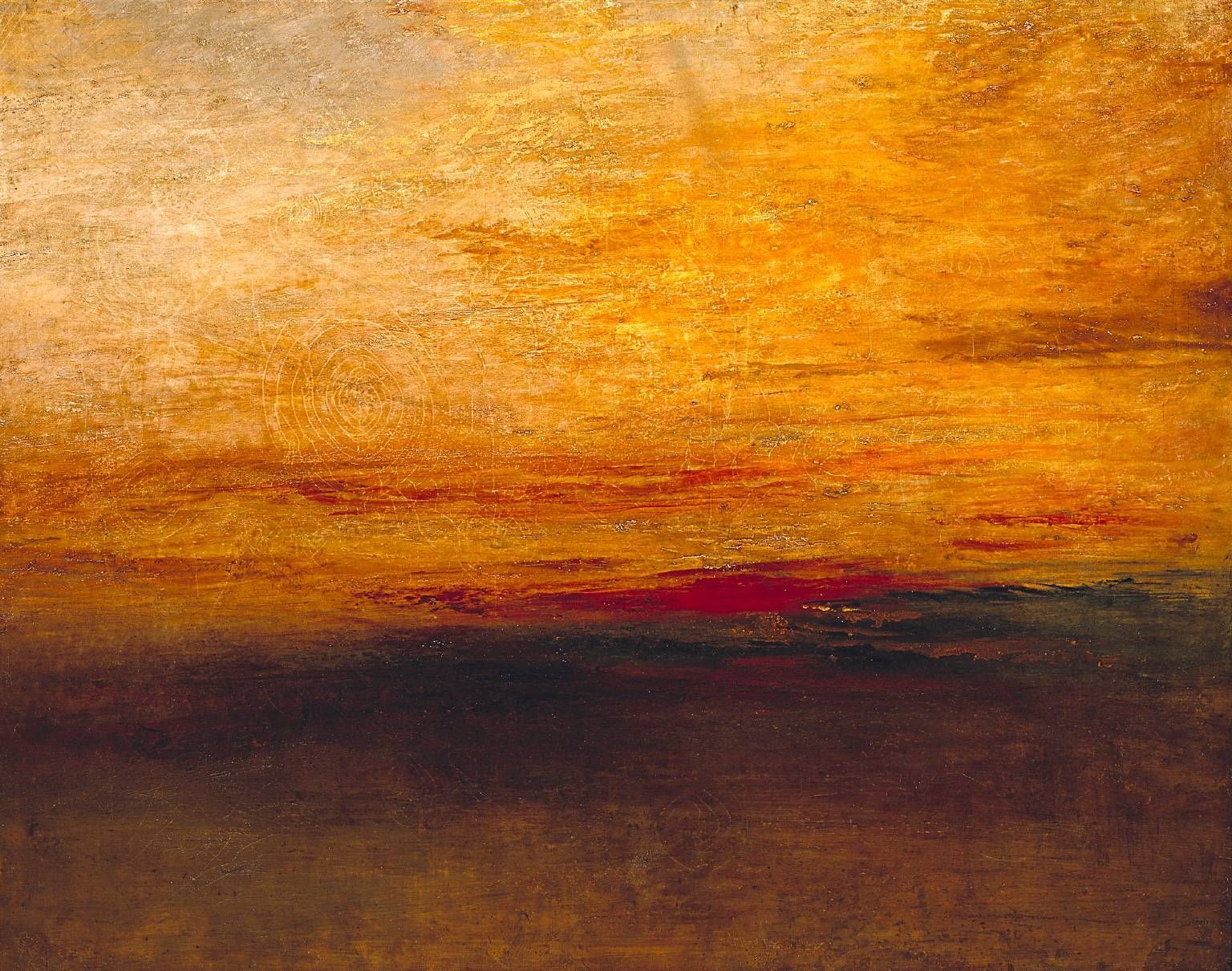 Joseph Mallord William Turner. Sunset, 1835.