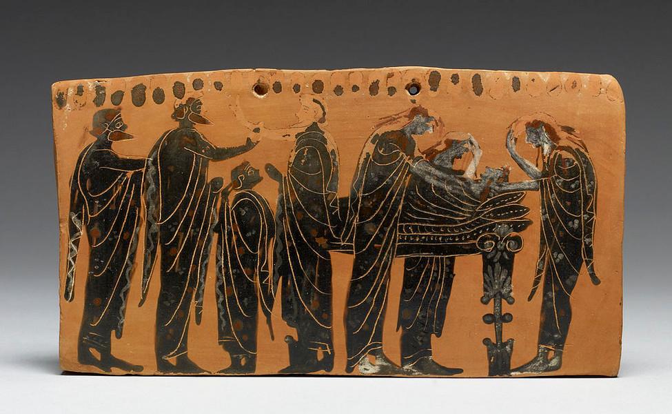 Древнегреческая похоронная церемония, 6 век до&nbsp;н.э. 