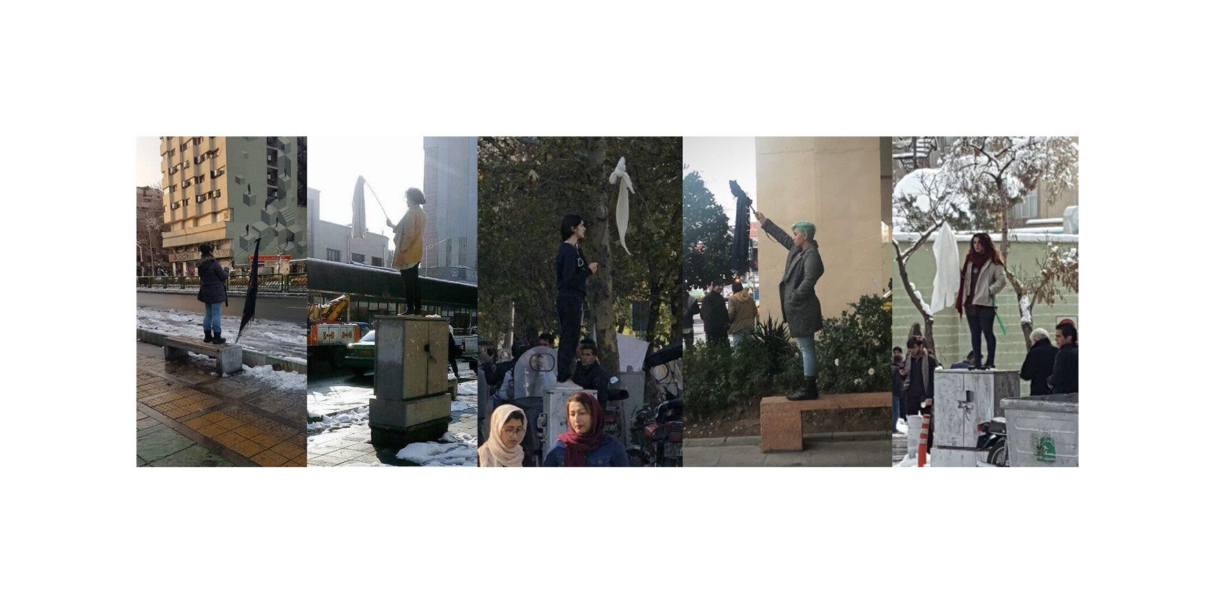 Уличные протесты женщин в&nbsp;Иране, 2017-2018.