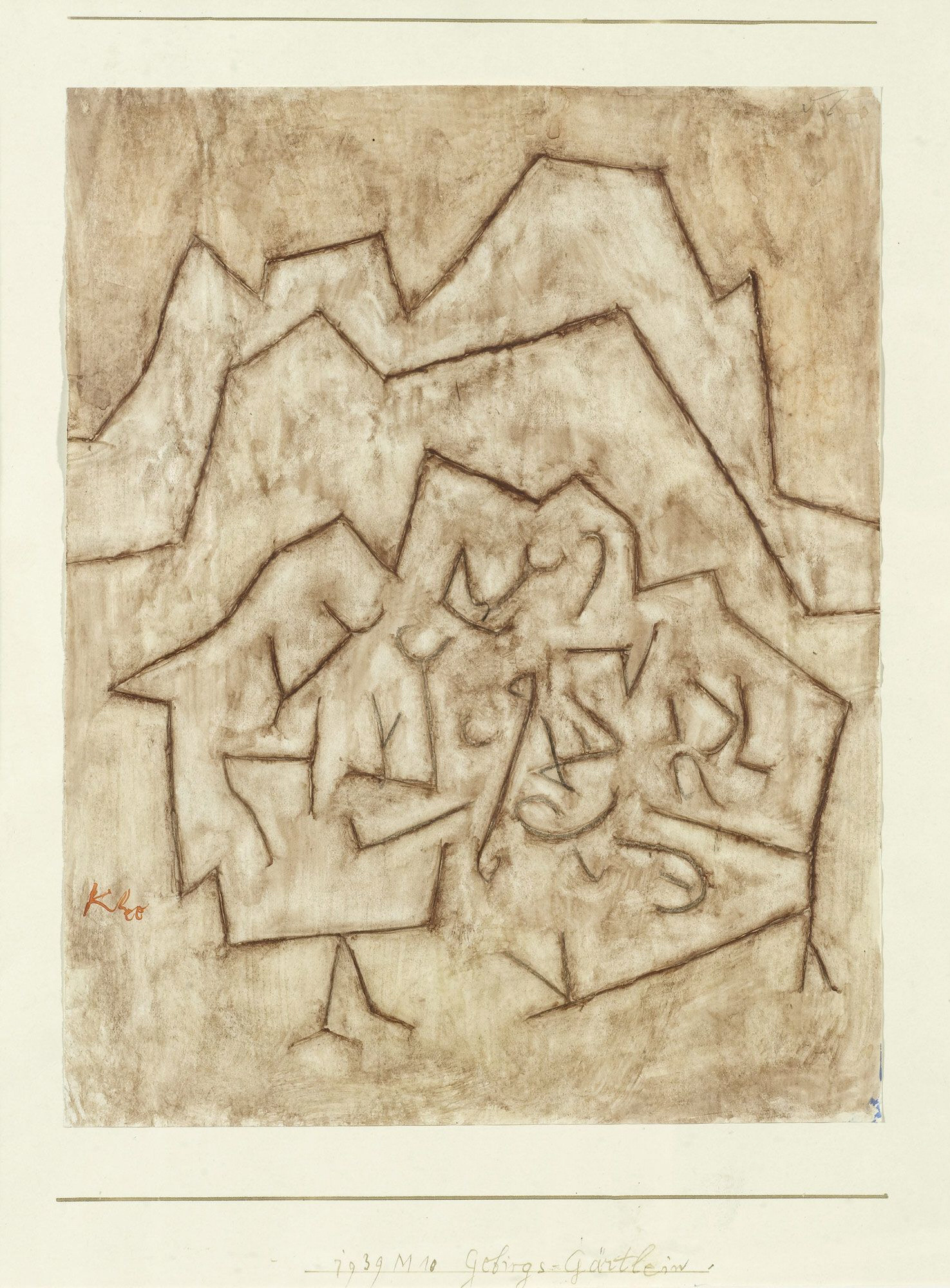 Gebirgs-Gärtlein. 1939 Paul Klee