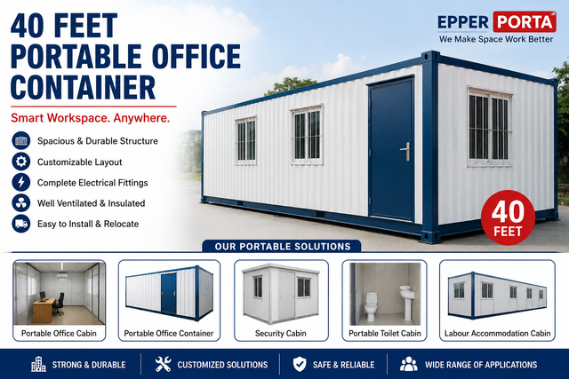 Portable Office Cabin Manufacturer in Haryana – Epper Porta