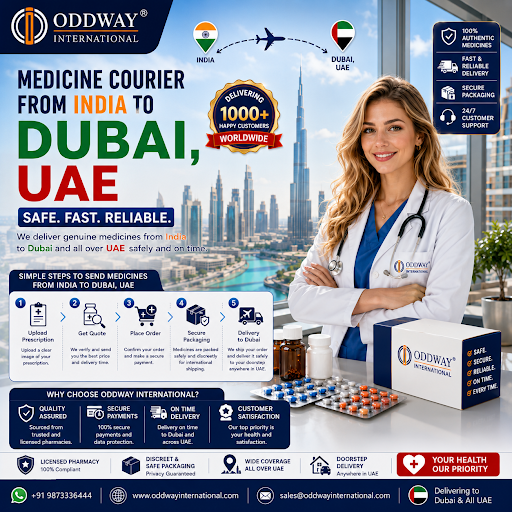 Medicine Courier from India to UAE | Trusted Delivery 