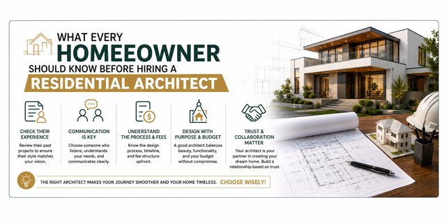 What Every Homeowner Should Know Before Hiring a Residential Architect