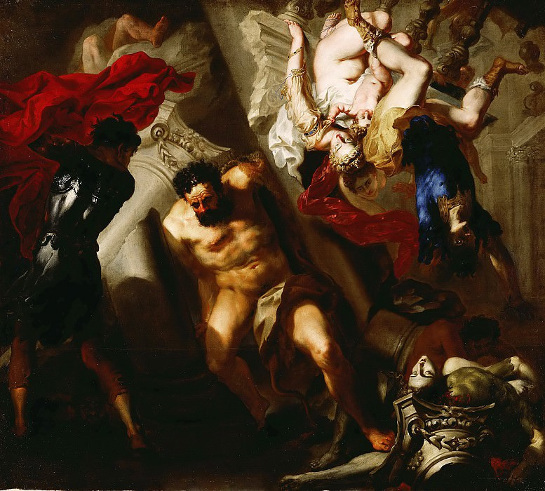 Der Tod des Simson, attributed to Rubens 1605