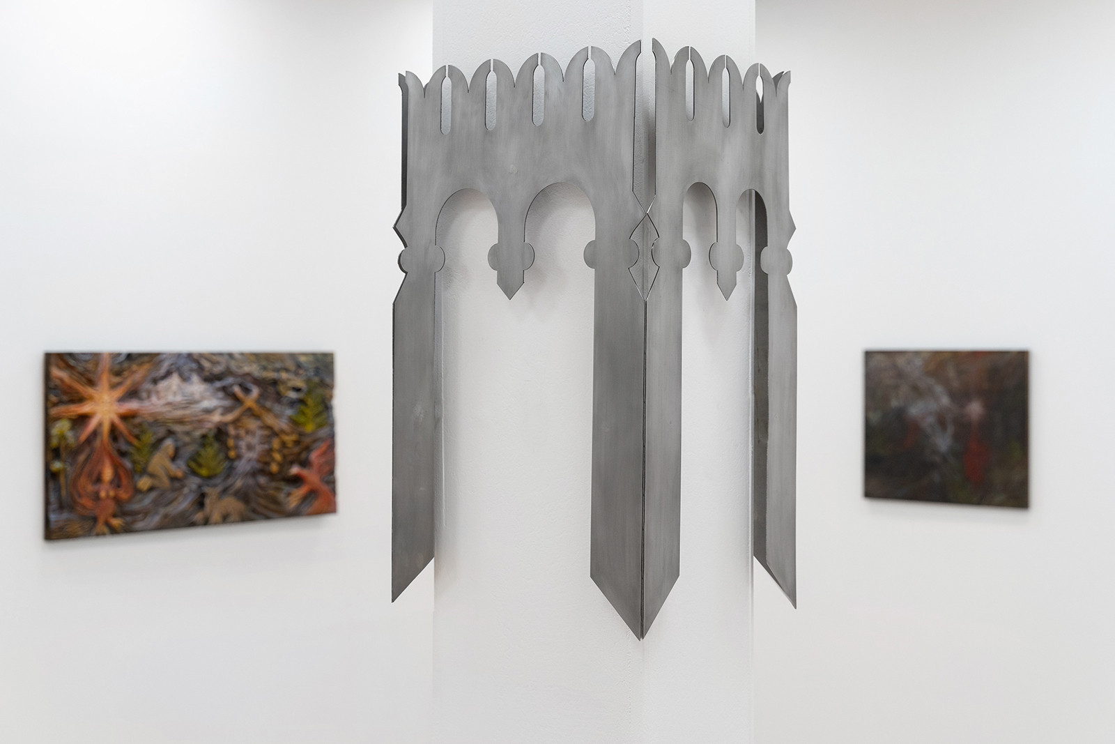 Даша Кузнецова, Жєлѣзо, 2021. Сталь. Выставка «Кита», Fragment Gallery, 2021, Москва.