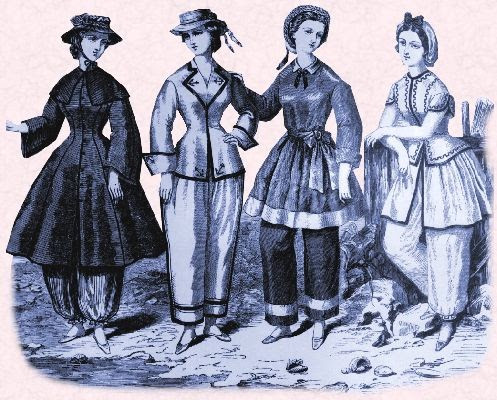 Figure 2.1: Development of the women swimming costume, the 1890s-2010s