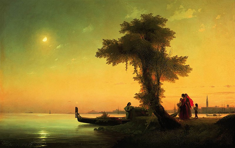 И.К.&nbsp;Айвазовский. «Вид на&nbsp;венецианскую лагуну», 1841