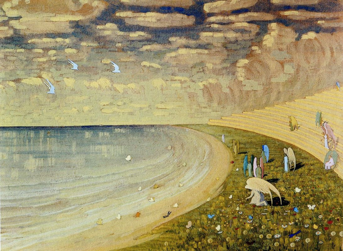 М. Чюрленис, Ангелы. Рай, 1909&nbsp;г.