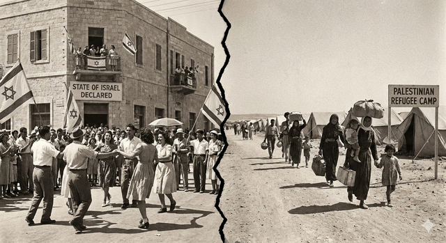 Первородный грех: рождение государства Израиль и проблемы палестинских беженцев.