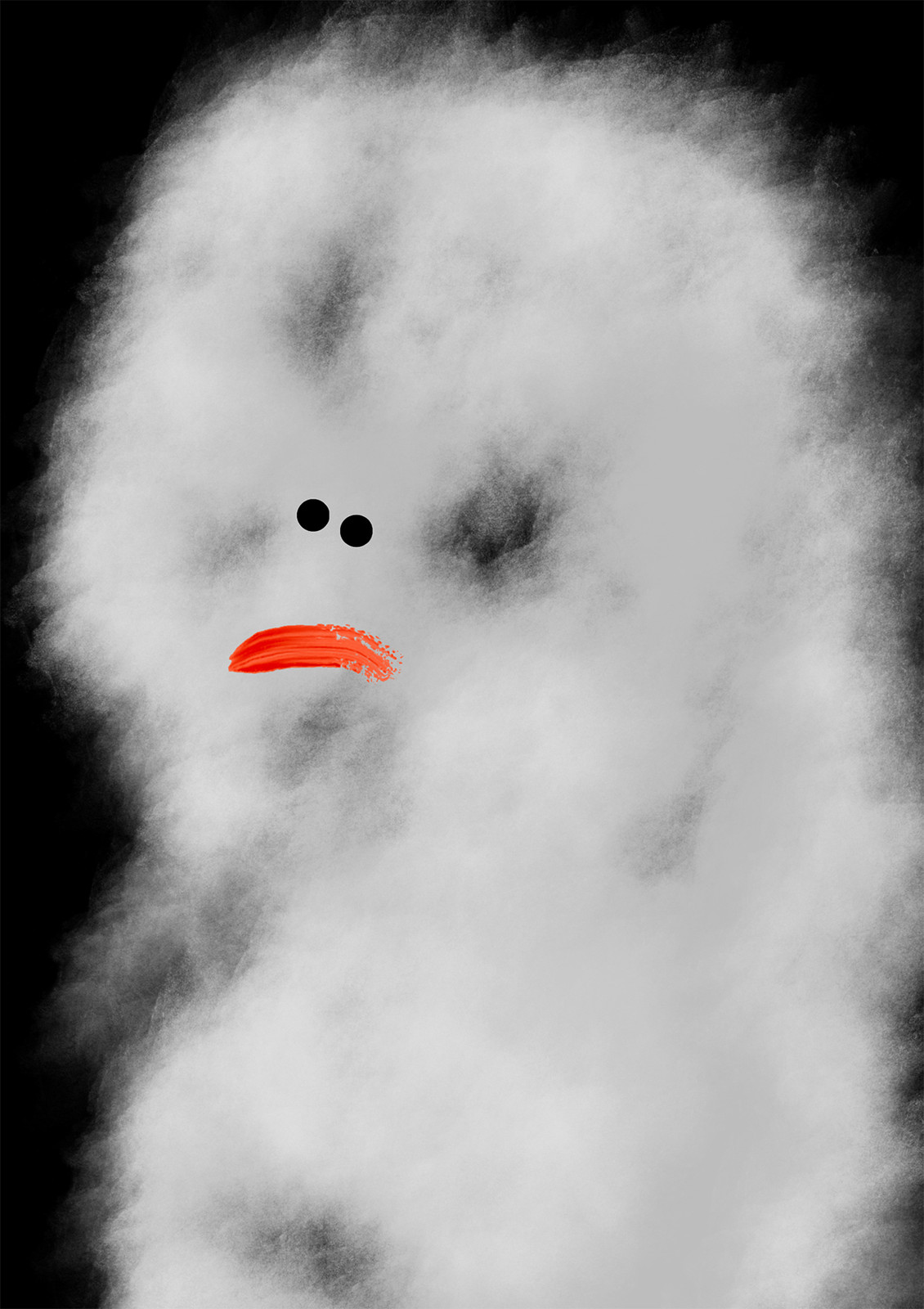 “Sad gas” from “Funny pictures” series, digital painting, 2020