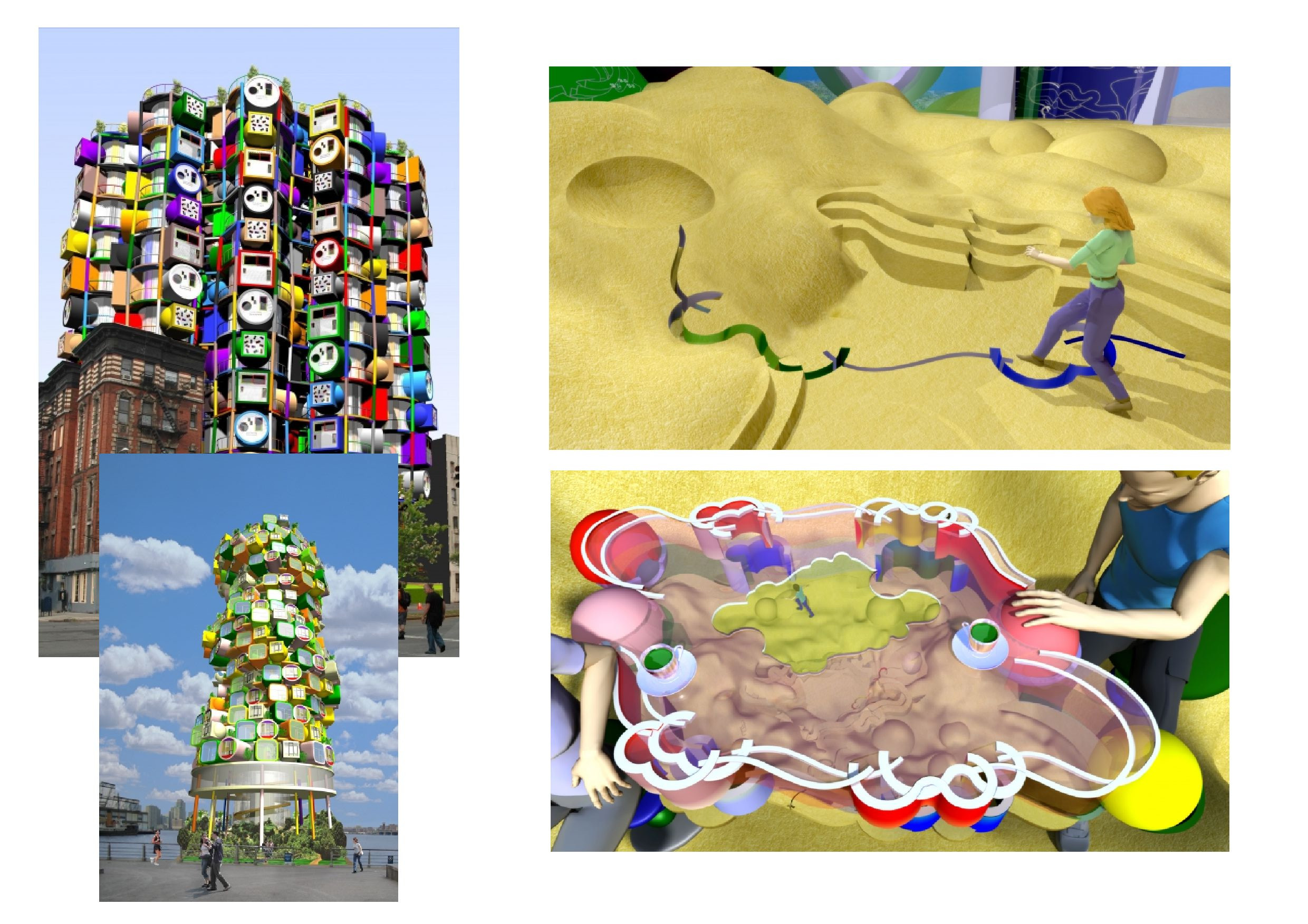 «Hotel Reversible Destiny» (2006-08) + «Reversible Destiny Healing Fun House» (2011). Courtesy: https://tinyurl.com/2rswwz34